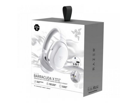 RAZER Barracuda X Wireless Multi-Platform Gaming Headset - Mercury (RZ04-04430100-R3M1 A)