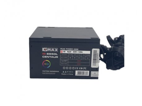 IG MAX IG6650L CENTAUR 650W napajanje