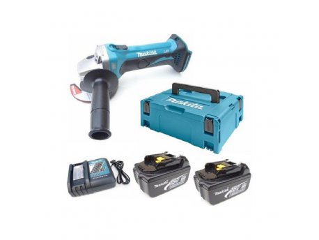 MAKITA Akumulatorska ugaona brusilica 18V 115mm, DGA452RFJ