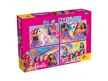 BARBIE Slagalica Lisciani Maxi 4x48kom 99467