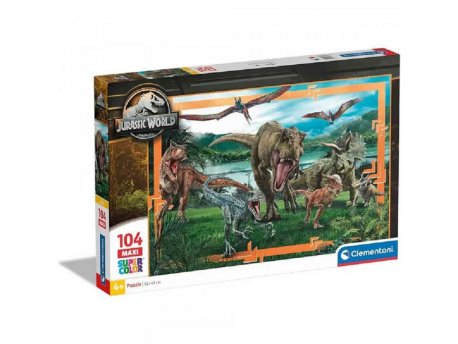 CLEMENTONI PUZZLE CLEMENTONI PUZZLE 104 JURASTIC WORLD (CL23770)