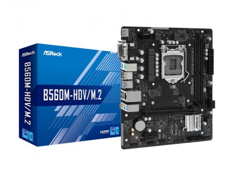 ASROCK Matična ploča B560M-HDV/M.2, s1200, HDMI, DVI-D, VGA