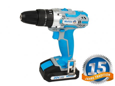 WOMAX Bušilica akumulatorska GP-AS 20-2 LI 2X1.5AH (71212010)
