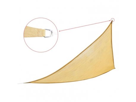 CRAFTER Trouglasto jedro za senčenje 300 cm bež