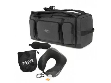 MOYE Trailblazer Multi-Backpack Grey O5 + Neck Pillow