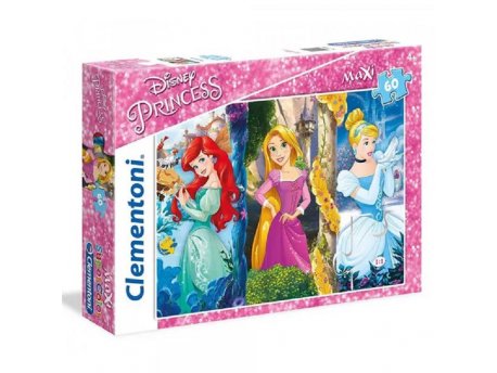 CLEMENTONI PUZZLE CLEMENTONI PUZZLE 60 MAXI PRINCESS (CL26416)
