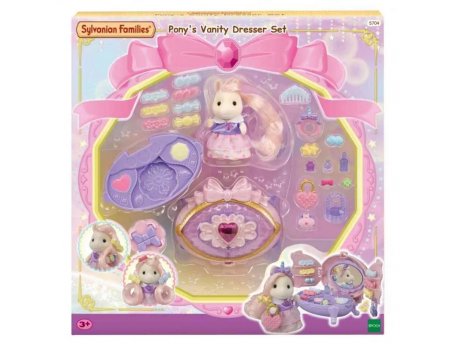 SYLVANIAN FAMILIES PONY'S VANITY DRESSER SET (EC5704)