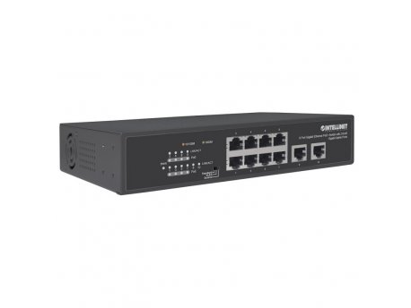 INTELLINET Switch 8-Port Neupravljiv Gigabit Ethernet PoE