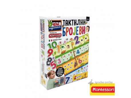 LISCIANI Montesori SR Edukativna igra Taktilni Brojevi RS72453