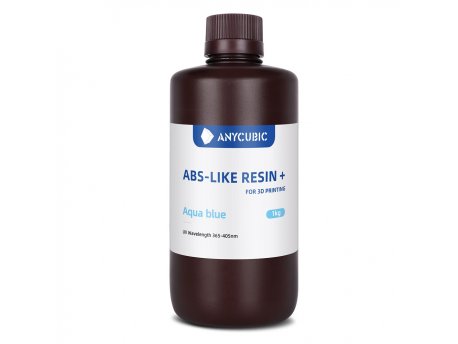 ANYCUBIC Water Washable Resin+ Aqua Blue, 1 Kg, 051545