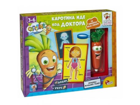 LISCIANI Carotina SR Edukativni set Karotina ide kod doktora RS85590