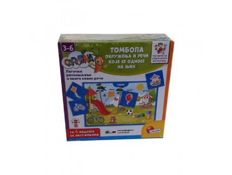 LISCIANI Carotina SR Edukativni set Tombola Okruzenja i Reci RS87501