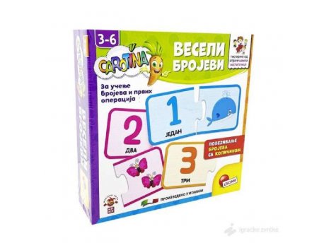 LISCIANI Carotina SR Edukativni set Veseli brojevi RS87471