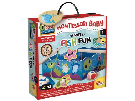 LISCIANI Montesori Edukativna kutija Fish Fun 98354
