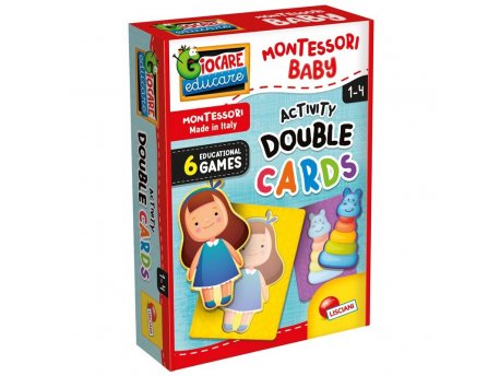 LISCIANI Montesori Edukativna kutija Activity Double Cards 100620