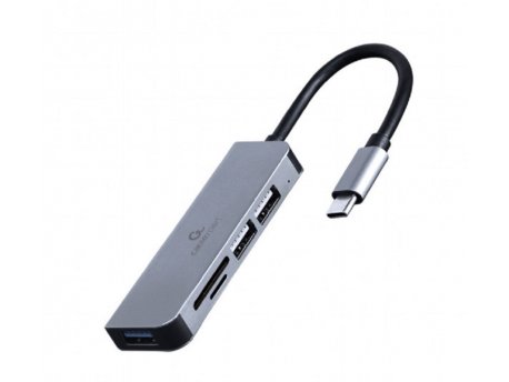 CablExpert Adapter UHB-CM-CRU3P1U2P2-01 USB-C - 3xUSB/CR