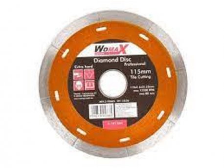 WOMAX REZNA PLOČA DIJ. 115X1.4/1.0X22.23MM RAVNA
