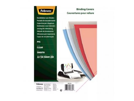 FELLOWES Folija za koričenje PVC A3 200mic providna 53764 5679