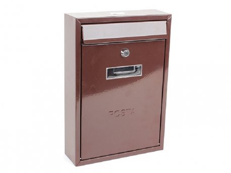 HAUS Poštansko sanduče 240 x 75 x 350 mm braon (0200027)