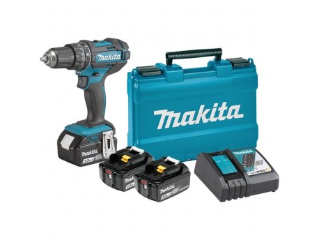 MAKITA Akumulatorska bušilica čekića 18V, 13mm, 2sp (DHP482RFE3)