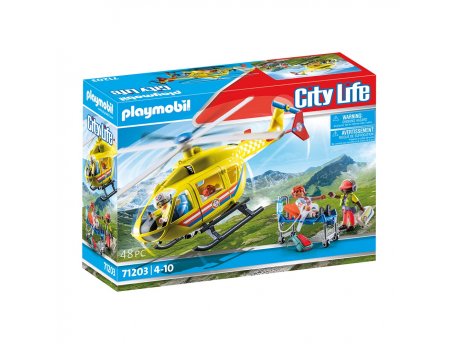 PLAYMOBIL City Life Ambulatni helikopter (37084)