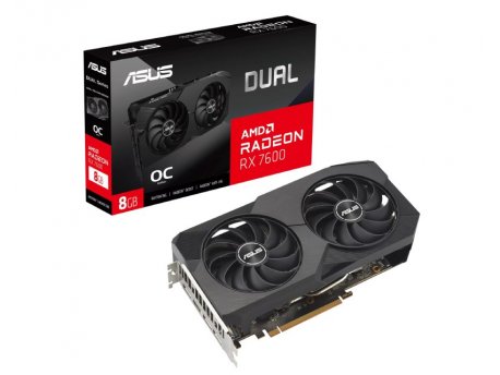 ASUS AMD Radeon RX 7600 8GB DUAL-RX7600-O8G