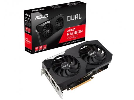 ASUS AMD Radeon RX 6600 8GB DUAL-RX6600-8G-V2