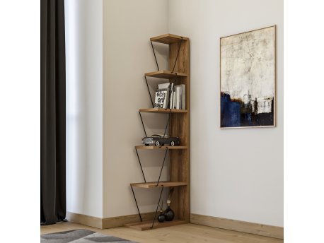 HANAH HOME Polica za knjige Tlos Pine