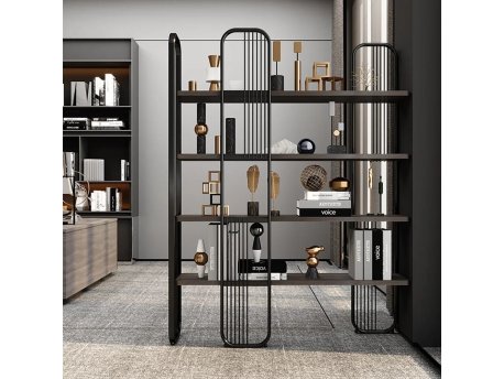 HANAH HOME Polica za knjige Sierra Black