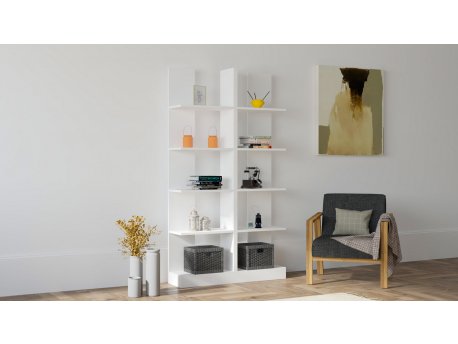 HANAH HOME Polica za knjige Ikiz White