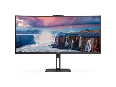 AOC CU34V5CW/BK UltraWide QHD 100Hz USB Type C Webcam Curved