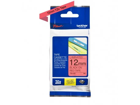 Brother TZE431 crno na crveno 12mm