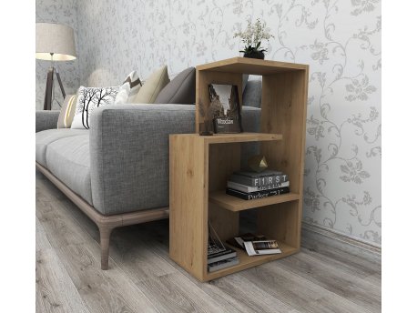HANAH HOME Polica za knjige Algoritma Oak