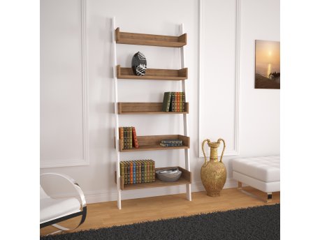 HANAH HOME Polica za knjige Only Dark Oak