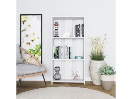 HANAH HOME Polica za knjige Parnell White