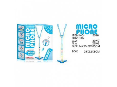 HK MINI Mikrofon sa svetlima i muzikom, A070517