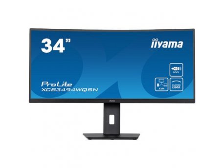 IIYAMA ProLite XCB3494WQSN-B5 UWQHD 120Hz USB Type C Curved