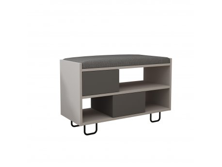HANAH HOME Cipelarnik klupa Troy Light Mocha (855DTE4028)