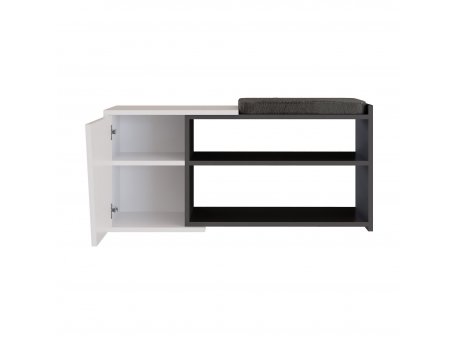 HANAH HOME Cipelarnik Fiona Anthracite White (855DTE4405)