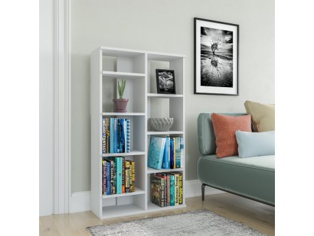 HANAH HOME Polica za knjige Keota White