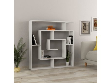 HANAH HOME Polica za knjige Maze White