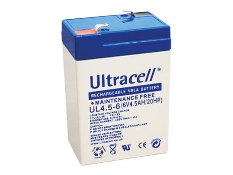 ULTRACELL Žele akumulator 4,5 Ah 6V/4,5-