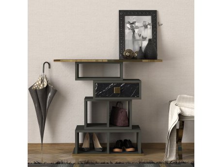 HANAH HOME Polica Bertha Anthracite