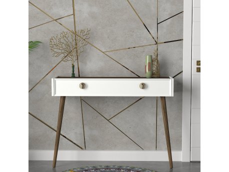 HANAH HOME Komoda Nadya, White Walnut
