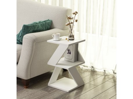 HANAH HOME Pomoćni stočić Albeni White