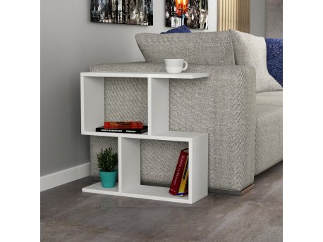 HANAH HOME Pomoćni stočić Mania White
