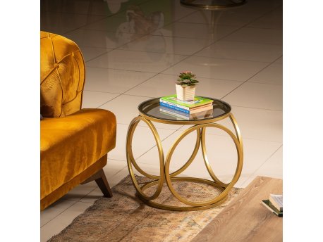 HANAH HOME Pomoćni stočić Mimo Gold