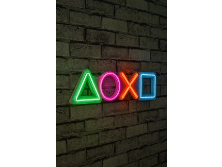 WALLXPERT Dekorativna rasveta Play Station Multicolor