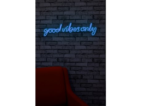 WALLXPERT Dekorativna rasveta Good Vibes Only Blue