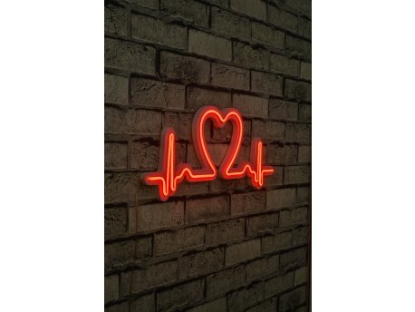 WALLXPERT Dekorativna rasveta Love Rhythm Red
